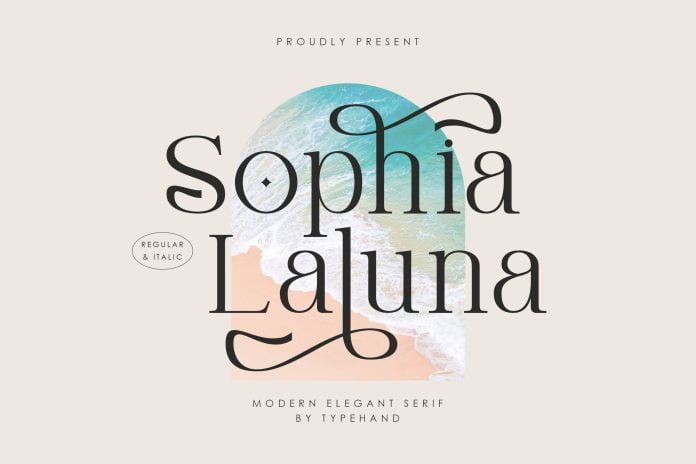 Sophia Laluna - Modern Elegant Serif Font