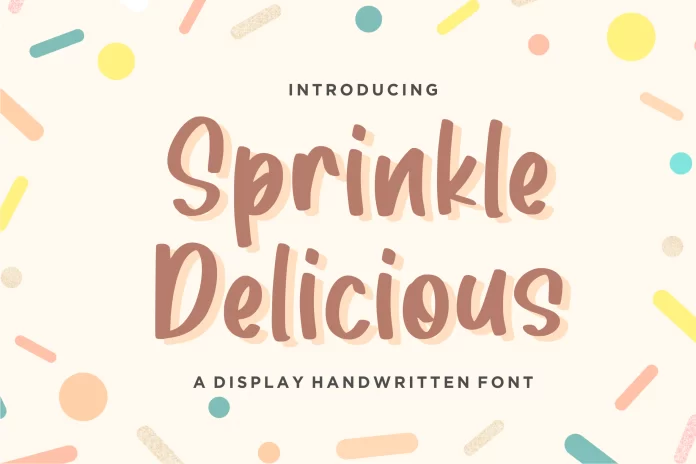 Sprinkle Delicious Font