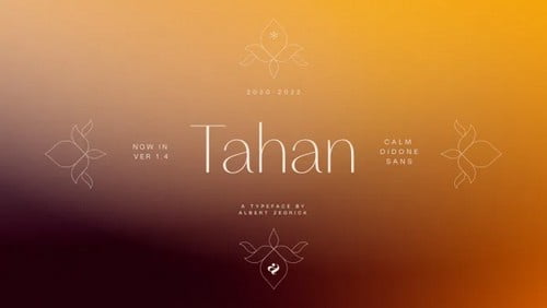 Tahan Sans Serif Font