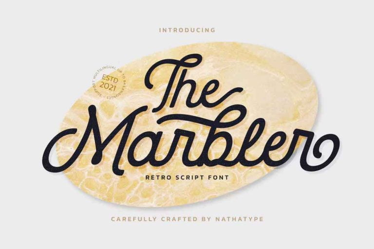 Tha Marbler Font