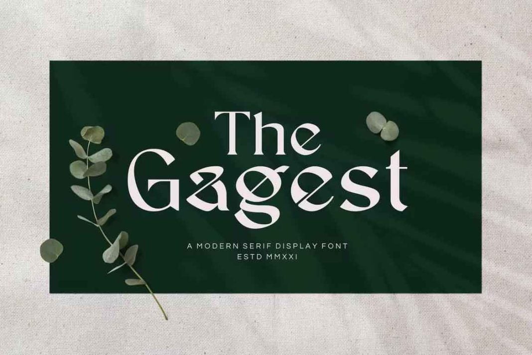 The Gaghest Font