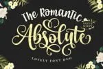 The Romantic Absolute Font
