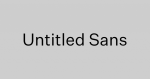 Untitled Sans Font Family