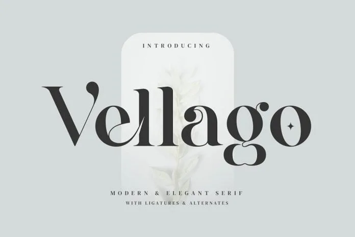 Vellago - Stylish Ligature Font