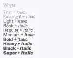 Whyte Font