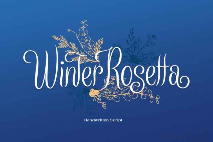 Winter Rosetta Font