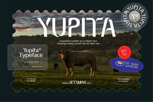 Yupita Display Font
