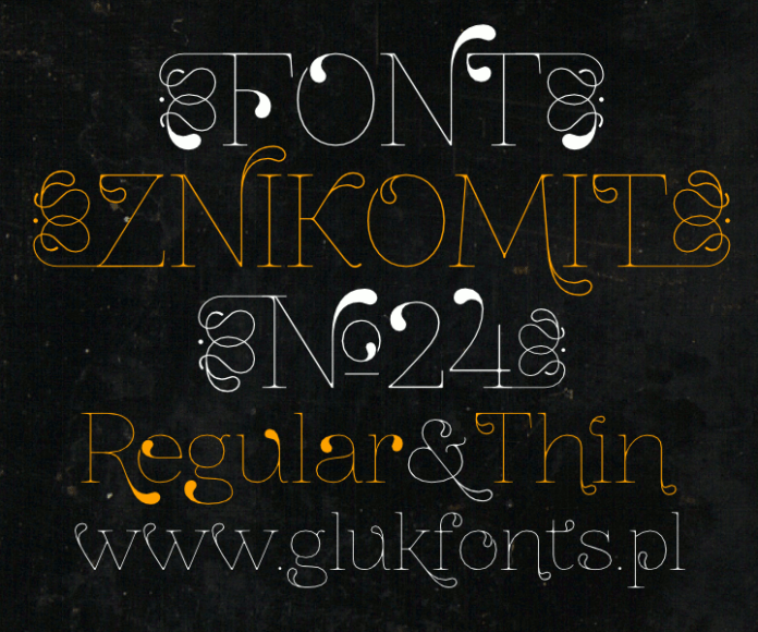 Znikomit No24 Font