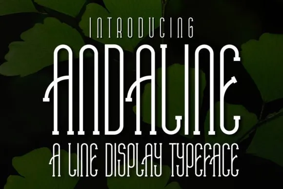 Andaline A Display Typeface Font