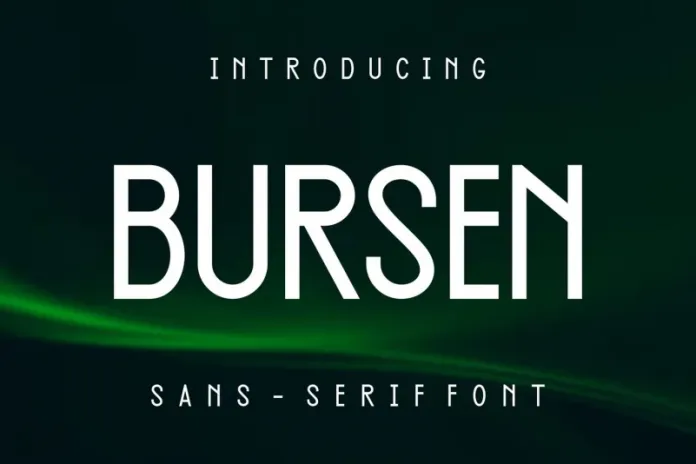 Bursen Font