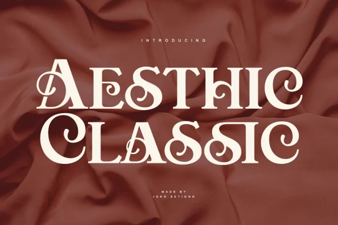 Aesthic Classic Font