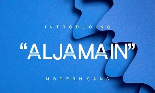 Aljamain Modern Sans Font