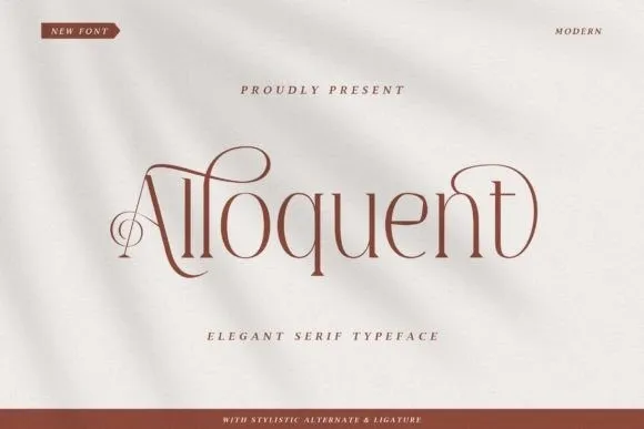 Alloquent Font