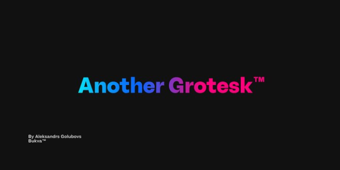 Another Grotesk Font