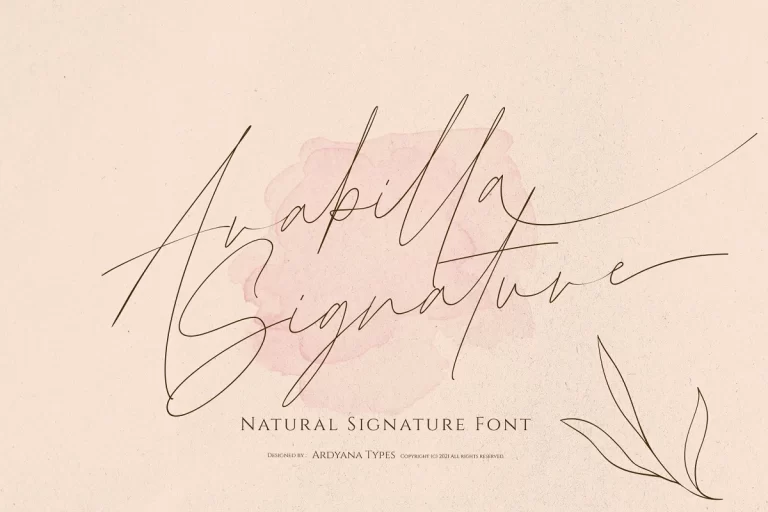Arabilla Signature Font