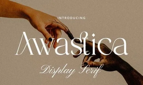 Awastica - Modern Stylish Font