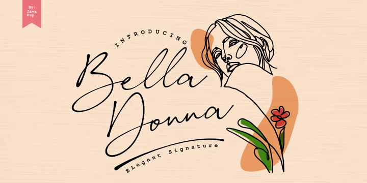 Bella Donna - Elegant Signature Typeface Font