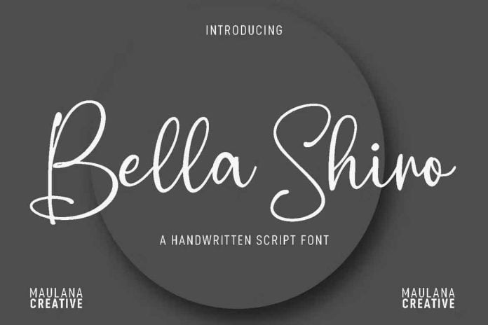 Bella Shiro Script Font
