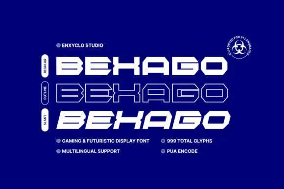 Bexago Font