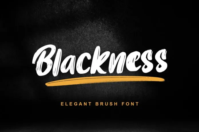 Blackness Font