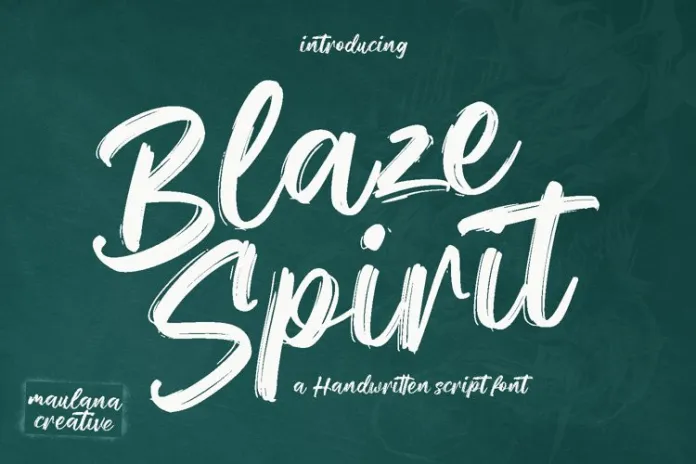 Blaze Spirit Font