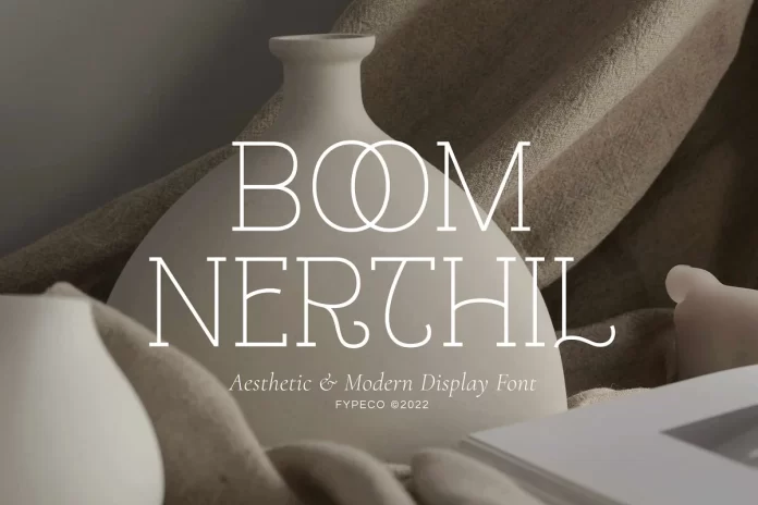 Boom Nerthil - Aesthetic & Modern Font