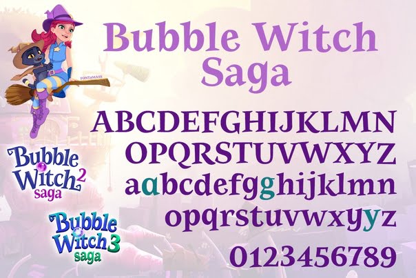 Bubble Witch Saga Font