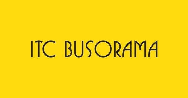 Busorama ITC Font