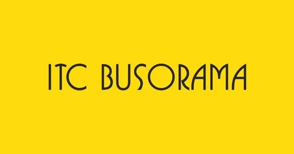 Busorama ITC Font