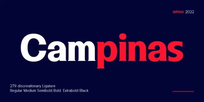 Campinas - Extrabold Font