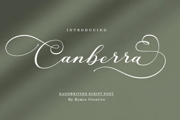 Canberra Font