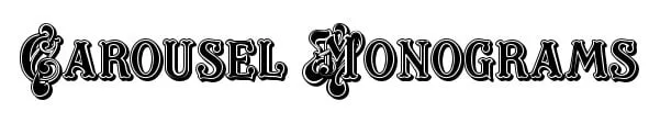 Carousel Monograms Font Family