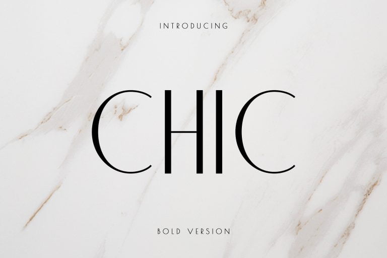 Chic Sans Serif Typeface Font