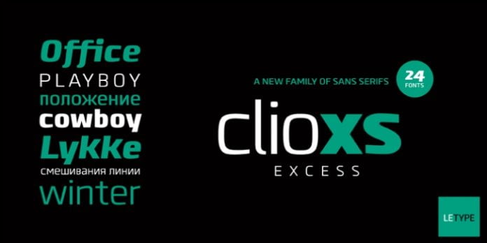 Clio XS Font