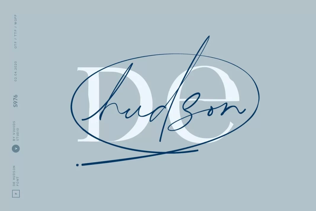 De Hudson Font