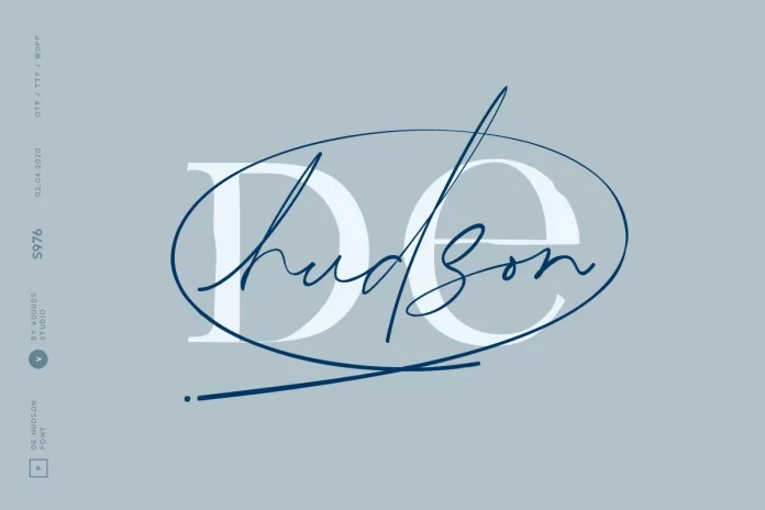 De Hudson Font