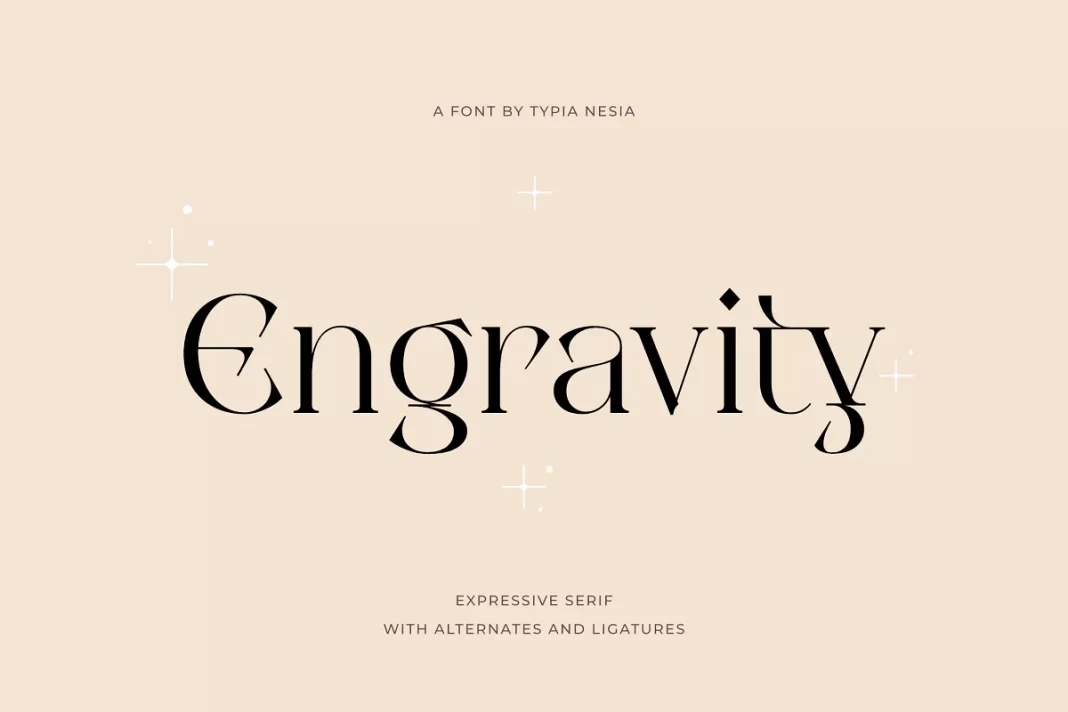 Engravity Serif Font