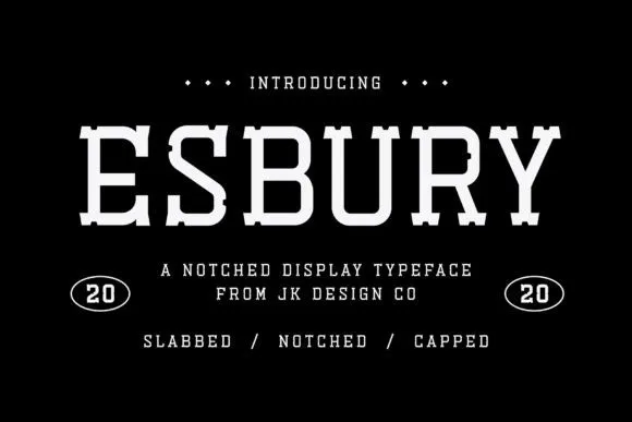 Esbury Font