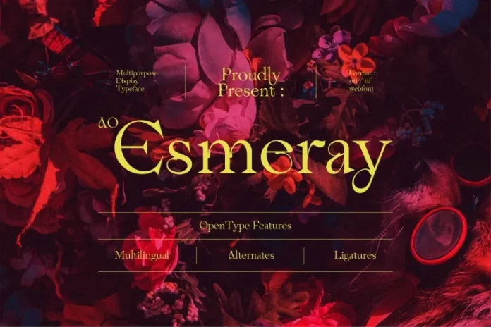 Esmeray Display Font