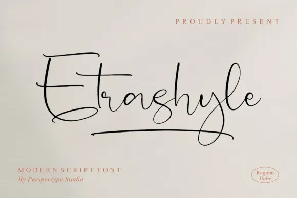 Etrashyle Font