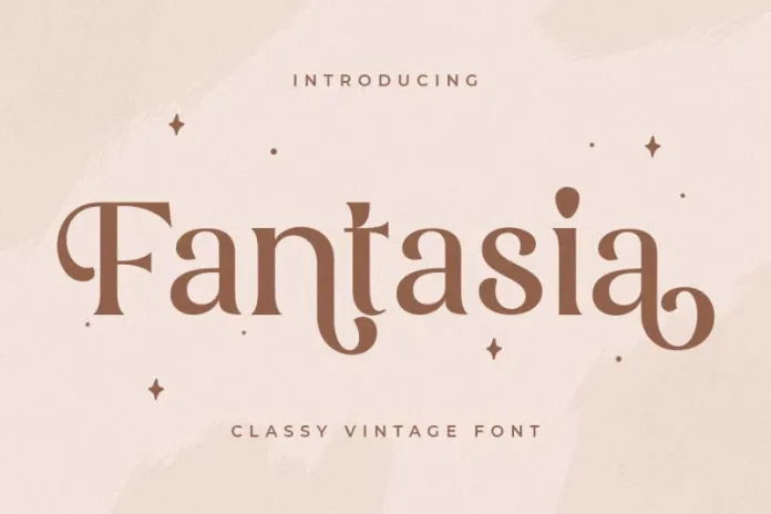 Fantasia - Classy Vintage Font