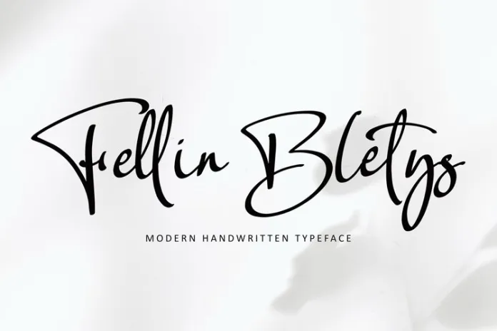 Fellin Blettys Font