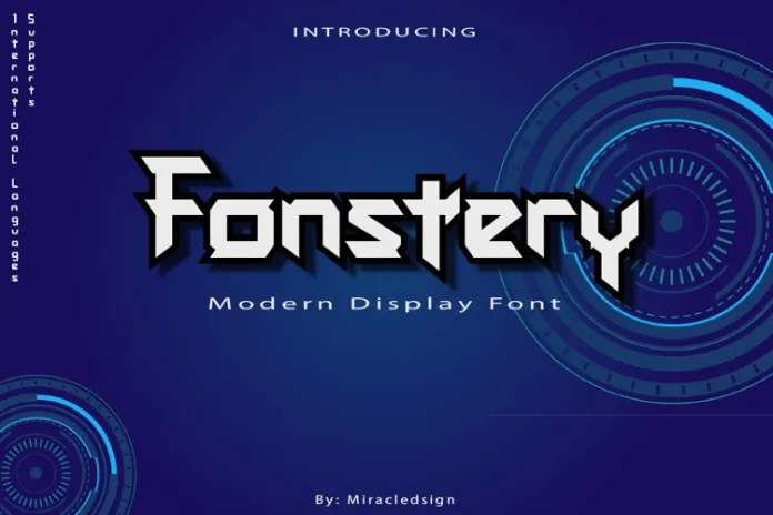 Fonstery Font