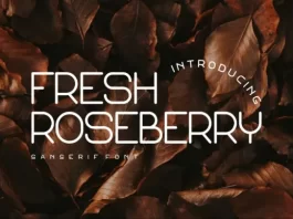 Fresh Roseberry Font