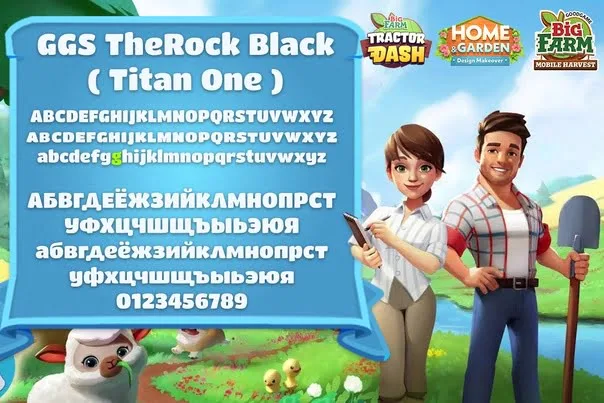 GGS TheRock Font