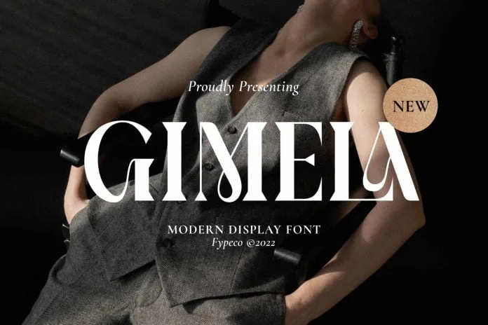Gimela Modern Display Font