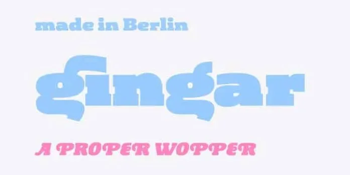 Gingar Font