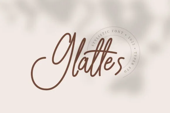 Glattes Font