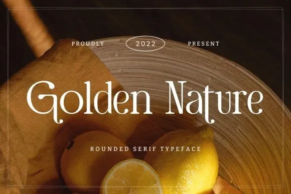 Golden Nature Font
