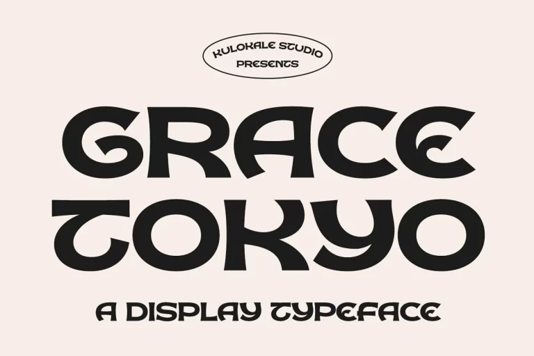Grace Tokyo - Display Sans Font
